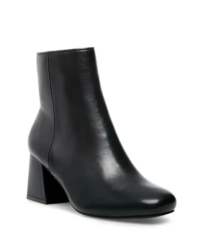 Steve Madden Davist Black Leather Boot