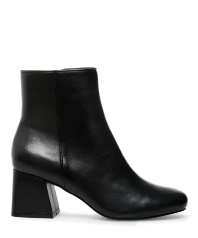 Steve Madden Davist Black Leather Boot