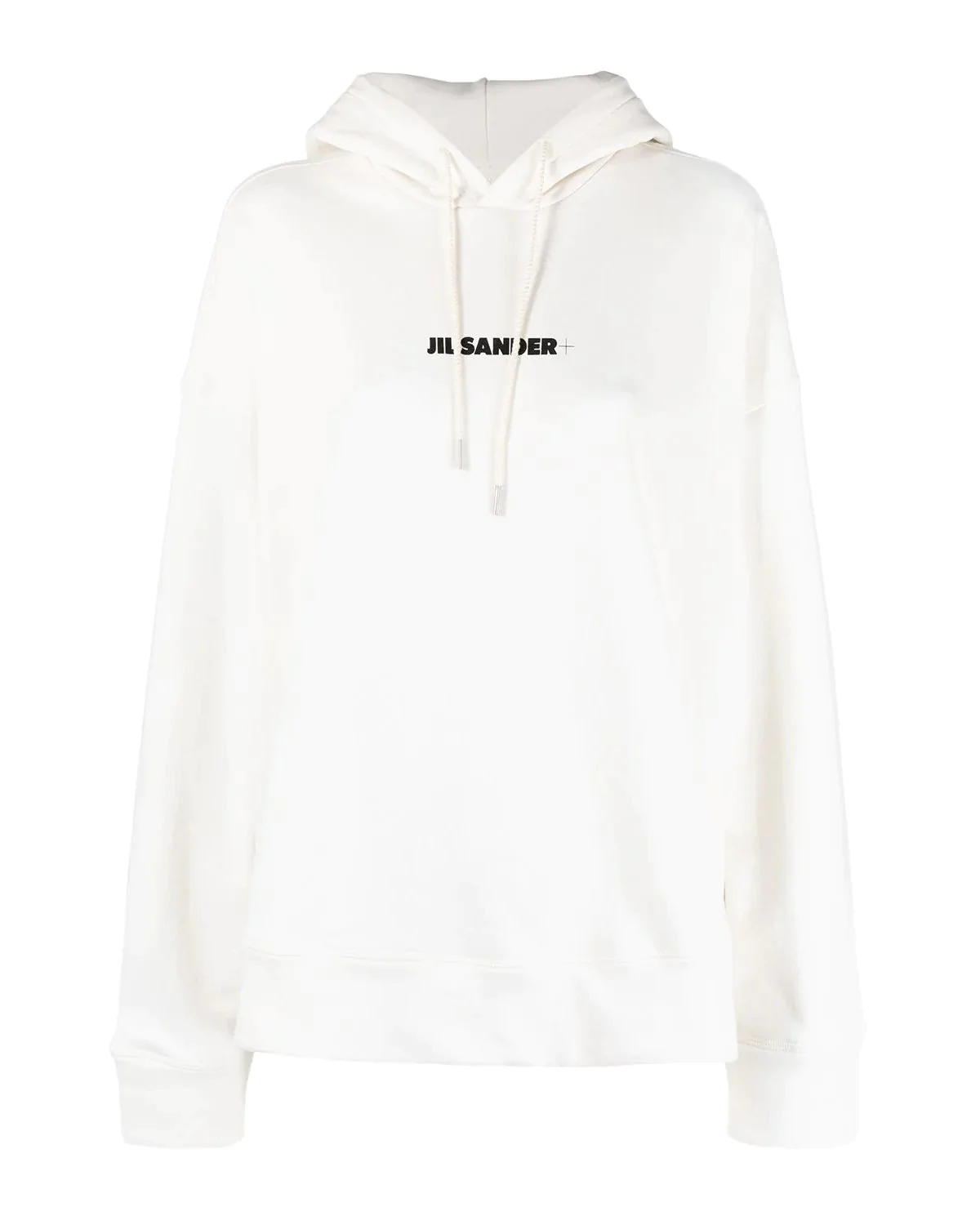 Jil Sander Logo-Print Cotton-Jersey Hooded Sweatshirt