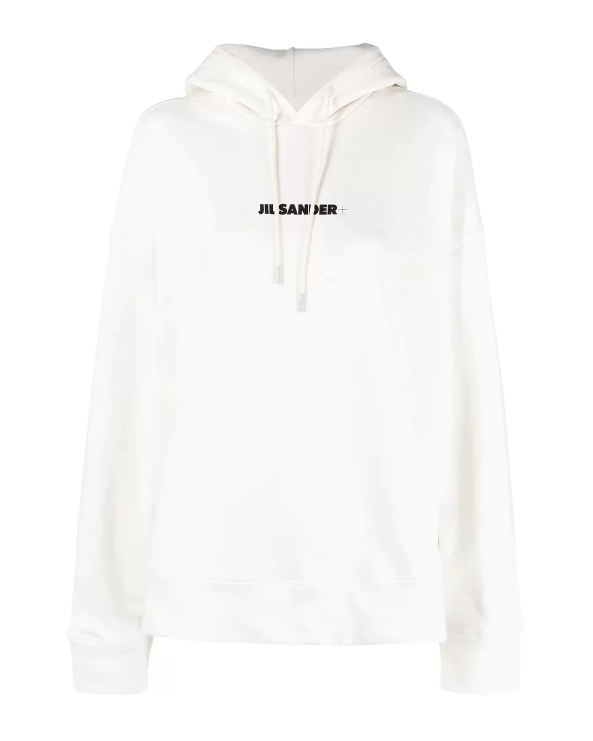 Jil Sander Logo-Print Cotton-Jersey Hooded Sweatshirt