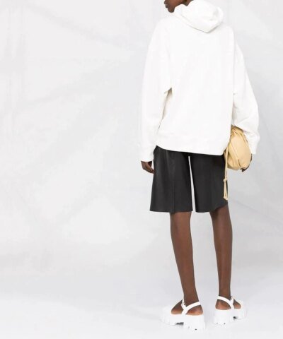 Jil Sander Logo-Print Cotton-Jersey Hooded Sweatshirt