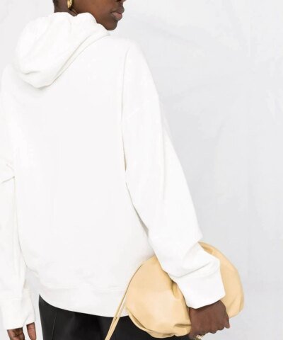 Jil Sander Logo-Print Cotton-Jersey Hooded Sweatshirt