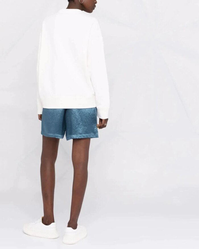 Jil Sander Logo-Print Cotton Sweatshirt