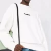 Jil Sander Logo-Print Cotton Sweatshirt