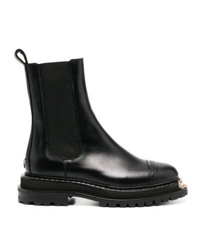 Sandro Paris Mid-Calf Leather Boots