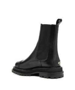 Sandro Paris Mid-Calf Leather Boots