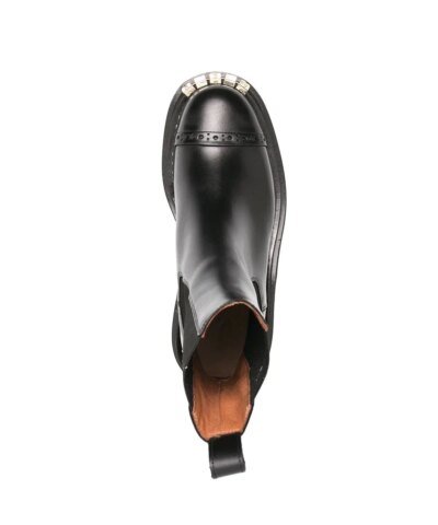 Sandro Paris Mid-Calf Leather Boots