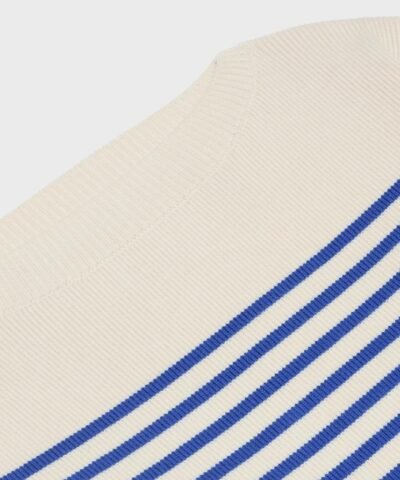 Celine Boxy Mariniere Sweater In Striped Cotton