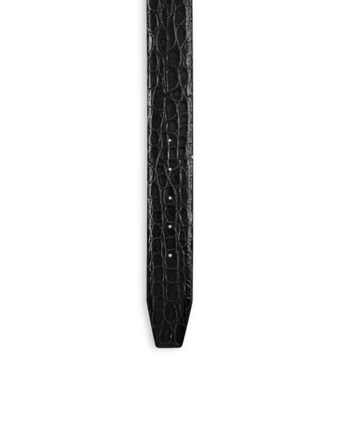 Tom Ford Men's Crocodile T Icon Belt