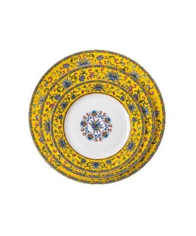 Jingdezhen 5 Pieces Enamel Porcelain Chinese Dinnerware Set