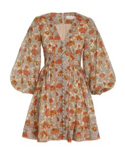 Zimmermann Andie Buttoned Mini Dress