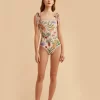 Visual Mood Joanna Reversible Tie-Shoulder One Piece Swimsuit