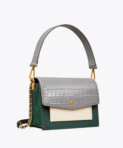 Tory Burch Robinson Colorblock Leather Shoulder Bag