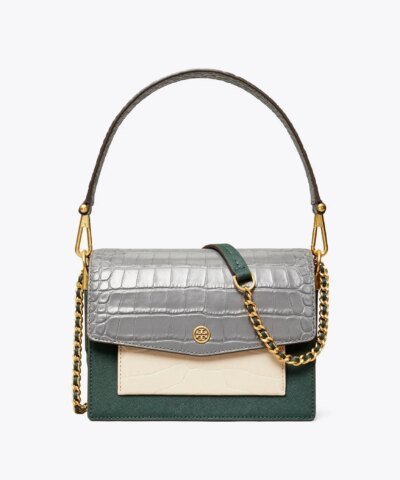 Tory Burch Robinson Colorblock Leather Shoulder Bag