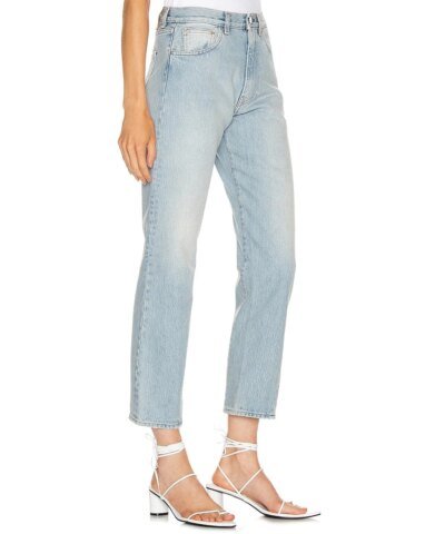 Totême Original Light Blue High-Rise Straight-Leg Jeans