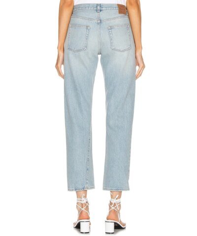 Totême Original Light Blue High-Rise Straight-Leg Jeans