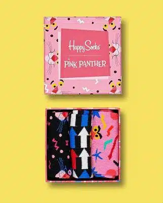 Happy Socks Pink Panther Sock Box