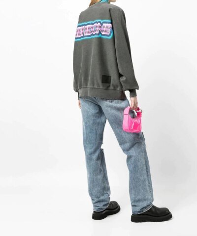 We11done Chest Logo-Patch Sweatshirt