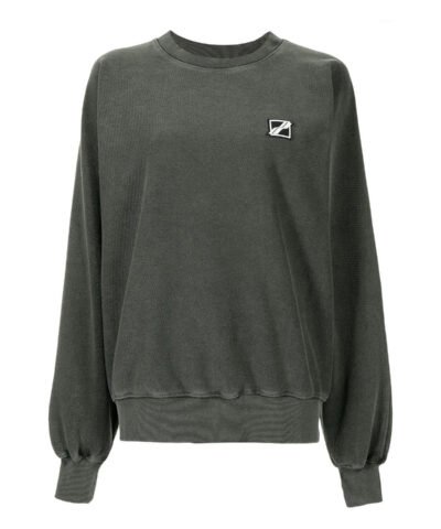 We11done Chest Logo-Patch Sweatshirt