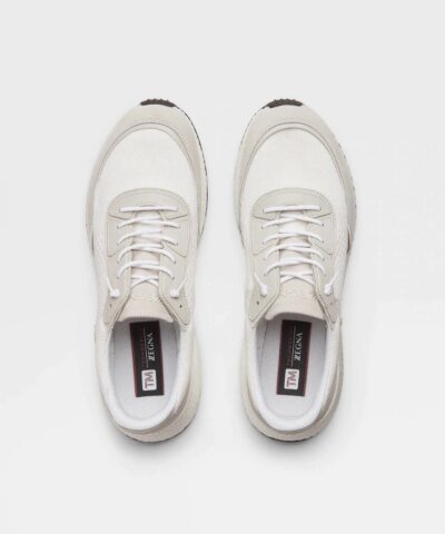 Zegna White Techmerino™ Wool Piuma Sneakers