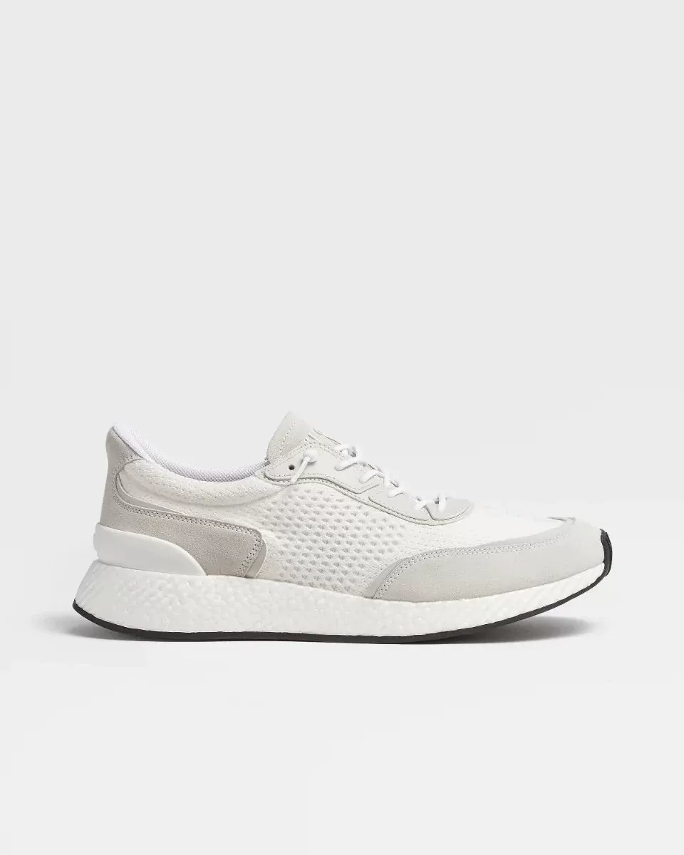 Zegna White Techmerino™ Wool Piuma Sneakers