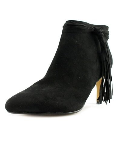 THALIA SODI Ts35 Alta Tassel Booties, Black