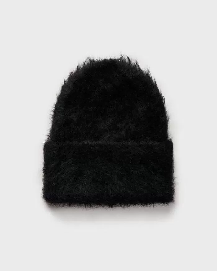 TOTÊME Alpaca Knit Beanie Black Melange