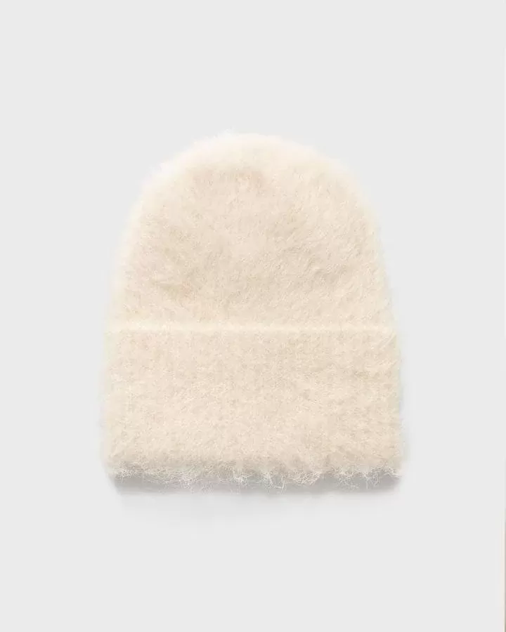 TOTÊME Alpaca Knit Beanie Off-White Melange