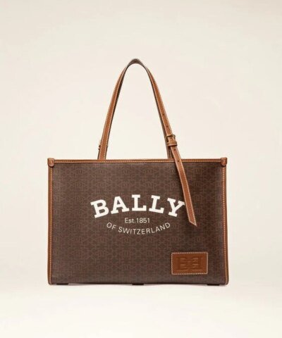Bally Calie TPU Tote Bag In Brown