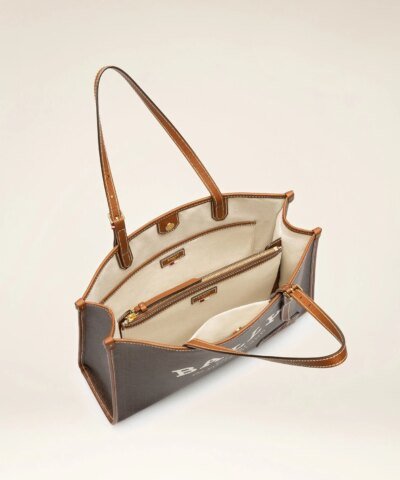 Bally Calie TPU Tote Bag In Brown