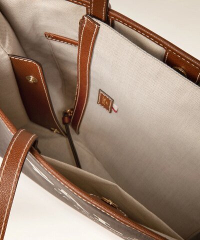 Bally Calie TPU Tote Bag In Brown