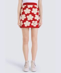 Kenzo Floral Jacquard Miniskirt