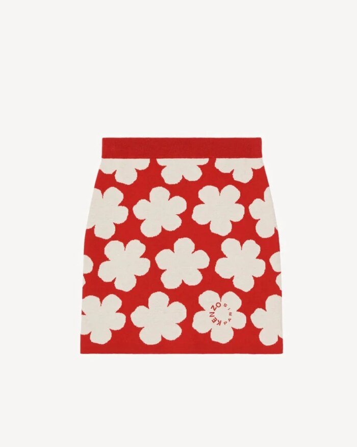 Kenzo Floral Jacquard Miniskirt
