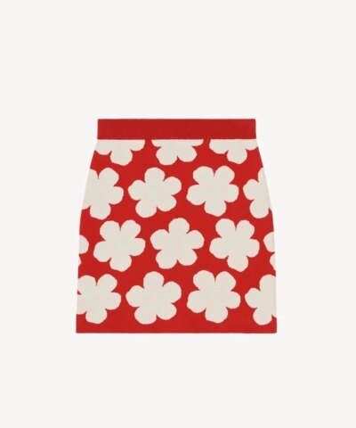Kenzo Floral Jacquard Miniskirt