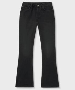 Toteme Cropped Kick Denim Faded Black