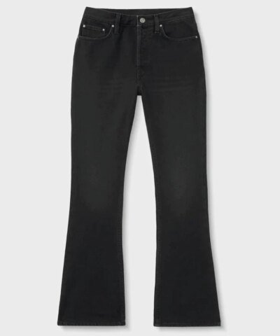 Toteme Cropped Kick Denim Faded Black