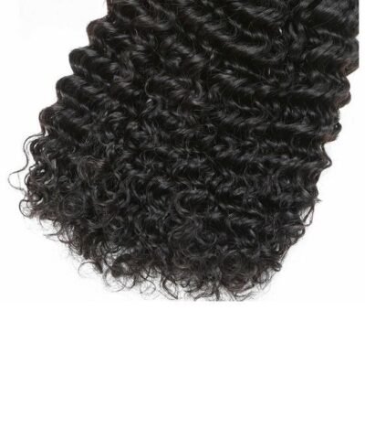 Cranberry Brazilian Virgin Curly Hair 3 Bundles With 4*4 Lace Closure