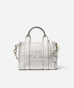Marc Jacobs White The Leather Mini Tote Bag