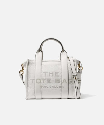 Marc Jacobs White The Leather Mini Tote Bag