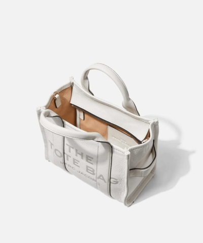 Marc Jacobs White The Leather Mini Tote Bag