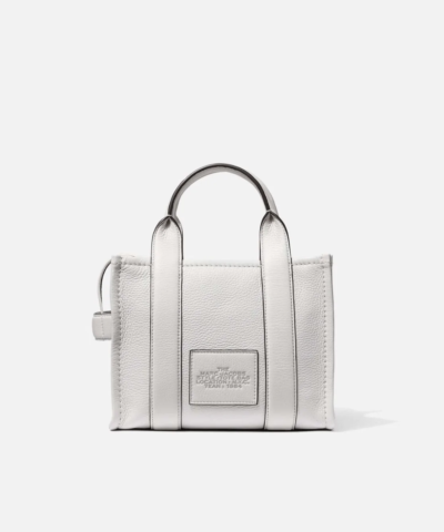Marc Jacobs White The Leather Mini Tote Bag