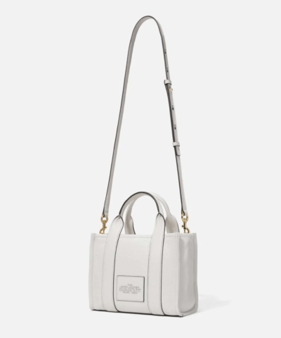 Marc Jacobs White The Leather Mini Tote Bag