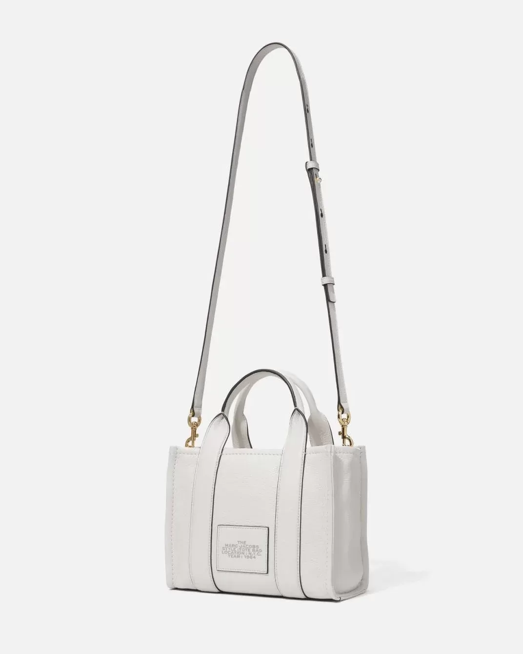 Marc Jacobs White The Leather Mini Tote Bag