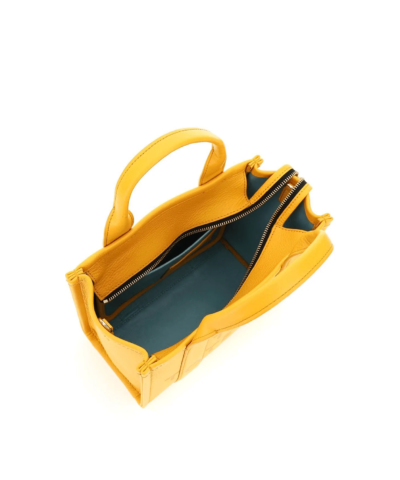 Marc Jacobs Yellow The Leather Mini Tote Bag