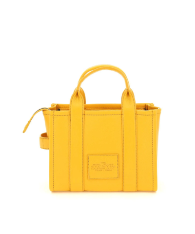 Marc Jacobs Yellow The Leather Mini Tote Bag