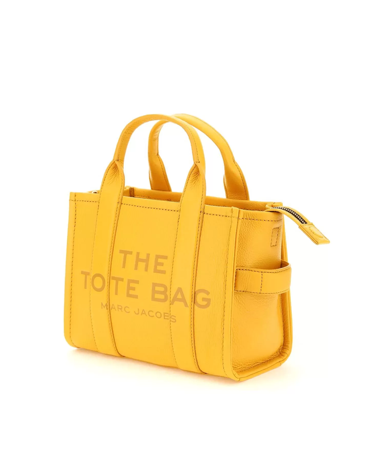 Marc Jacobs Yellow The Leather Mini Tote Bag