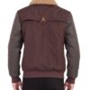 RAINFOREST Waxed Nylon Jacket with Faux Shearling Collar