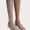 By Far Edie Nude Leather Boots