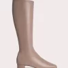 By Far Edie Nude Leather Boots