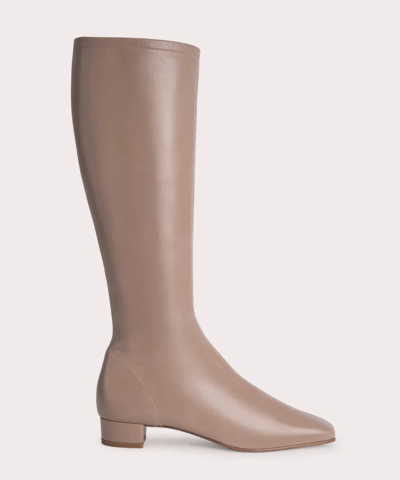 By Far Edie Nude Leather Boots